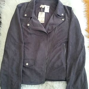 Boutique Item- Cute Suede Moto Jacket